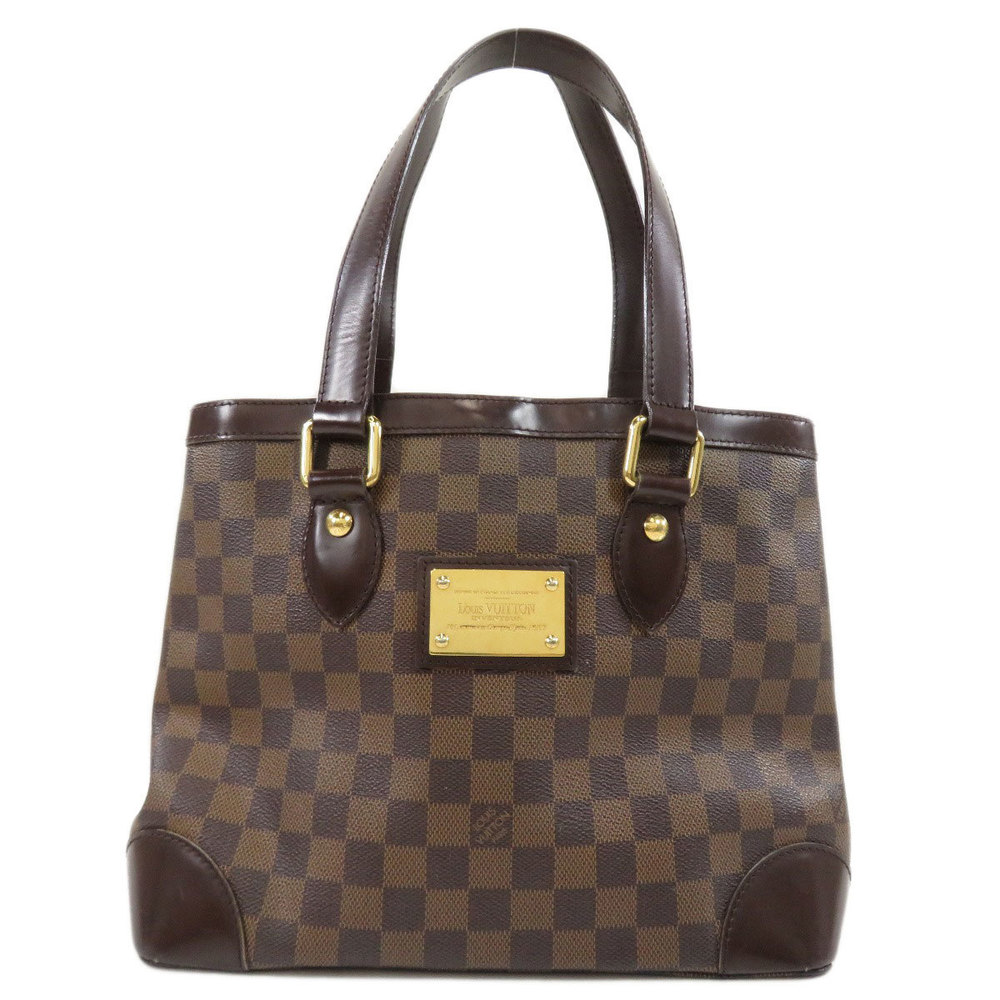 Louis Vuitton Hampstead PM Damier Ebene Handbag Damier Canvas
